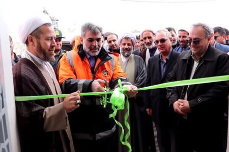 افتتاح نمازخانه بین راهی در کیلومتر ۴۵ محور همدان_گل تپه