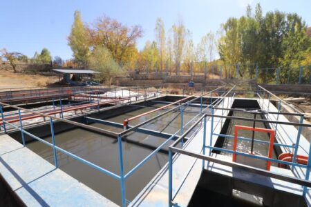 پیشرفت فیزیکی ۷۵ درصدی تصفیه خانه فاضلاب کرفس