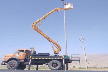 افزایش روشنایی در نقاط حادثه‌خیز همدان