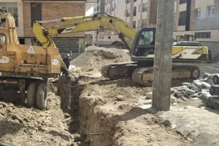 پیشرفت ۹۰ درصدی اجرای شبکه جمع‌آوری فاضلاب در پروژه نهضت ملی مسکن شهرک بهشتی