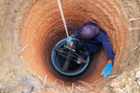 آغاز پروژه اجرای خط انتقال فاضلاب شهر لالجین به تصفیه‌خانه همدان