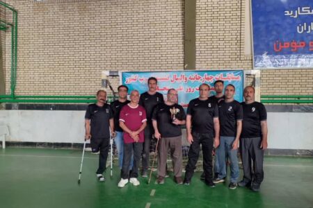 تیم همدان برنده کاپ اخلاق رقابت‌های چهارجانبه والیبال نشسته شد