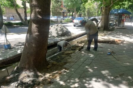 پیاده رو های جدید، گامی بزرگ برای شهری سبز