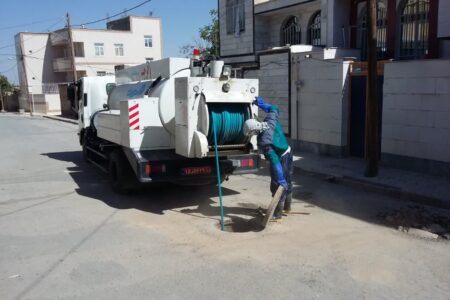 شست‌وشوی ۸۴۰ کیلومتر شبکه فاضلاب در همدان
