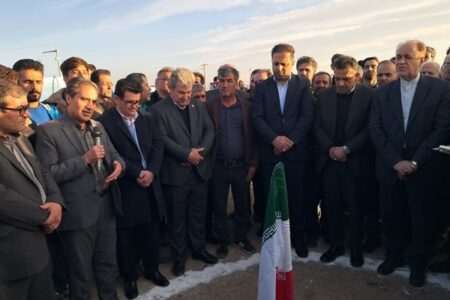 آئین‌ کلنگ ‌زنی مرکز خدمات جامع سلامت روستایی اصله فامنین